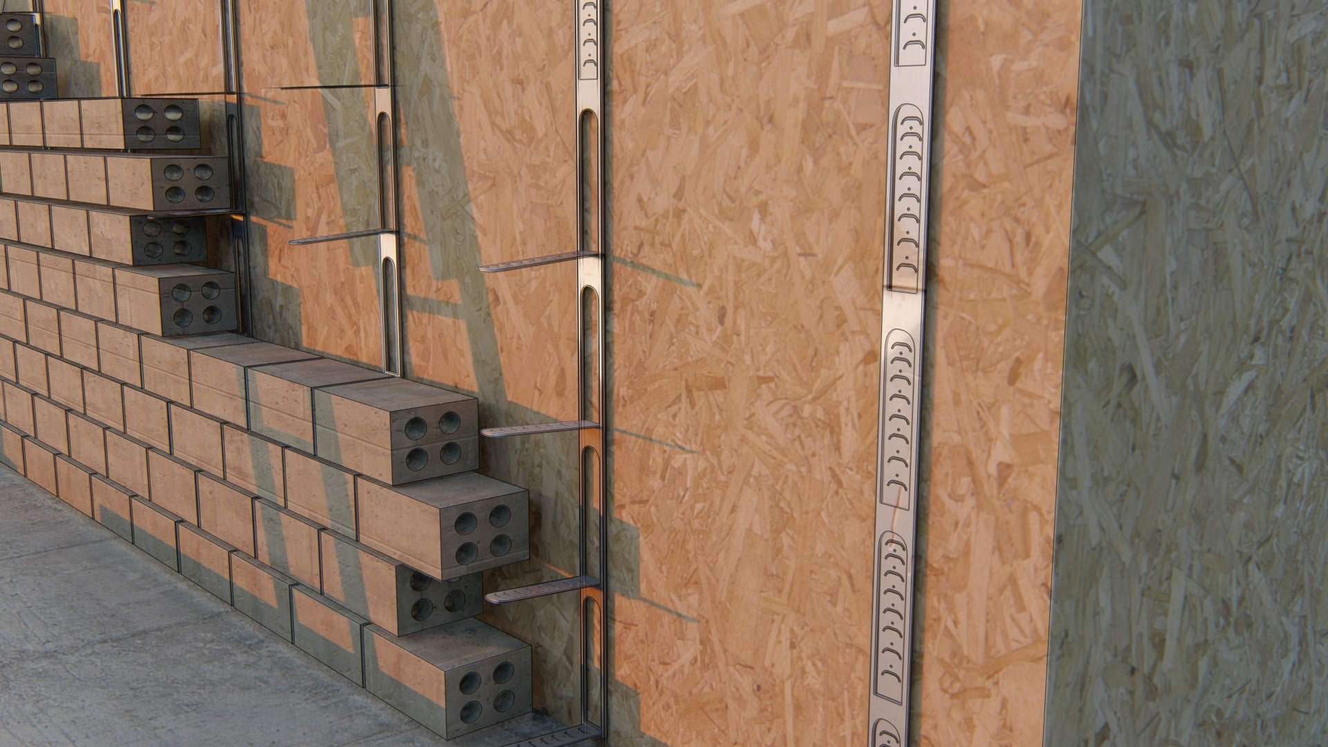 Brick installation